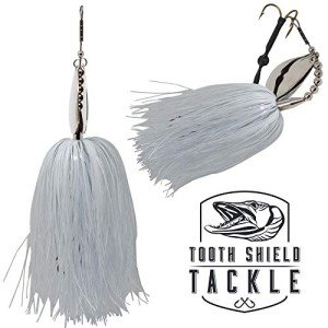 Get Bent Musky Bucktail Inline Spinner – White