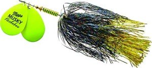 Mepp's Double Blade Musky Flashabou - Chart-Black