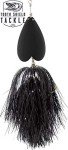 Tooth Shield Musky Bucktail Black Double 10 Spinner