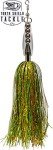 Firetiger Chubby Musky Bucktail Inline Spinner Lure