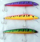 7-Inch Musky Lures Rattle Crankbait - Yellow