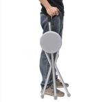 EHVYBDX Folding Massage Cane Seat Crutch Chair, Non-Slip, Lightweight Tripod Walking Stick and Seat, Elderly Disability Medical Aid 3 Legs Crutch Stool Innovate