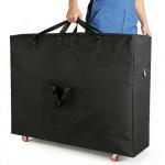 Qivine Massage Tables Bag with Wheels, 28-37 Inch Portable Spa Bed Lightweight Bag, Physical Therapy Table Carry Case with Durable Zipper Tear-Resistant Oxford for Folding Table Chairs