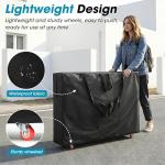 Qivine Massage Tables Bag with Wheels, 28-37 Inch Portable Spa Bed Lightweight Bag, Physical Therapy Table Carry Case with Durable Zipper Tear-Resistant Oxford for Folding Table Chairs