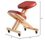 Ergonomic Foldable Kneeling Chair for Posture Support