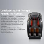 Massage Chair with SL Track, Shiatsu, Heated Back Calves, Foot Rollers, Built in Speakers Smart LCD Control Elevate Your Home or Office Comfort! LF21