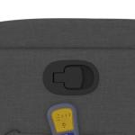 Wicterencia Massage Recliner Chair Dark Grey Fabric Polyester with Adjustable Reclining, USB Plug Massage Armchair for Living Room Bedroom Accent, Compact Lounge Chair for Reading and Relaxation