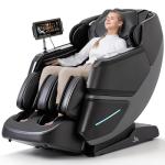 MassaMAX 4D Massage Chair for Smart Comfort, Full Body Recliner with Deep Yoga Stretch, Touchscreen & AI Voice Control, 55" SL-Track, Body Scan, 165°Zero Gravity, Auto Footrest Extension, and Heating