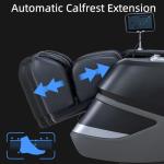 MassaMAX 4D Massage Chair for Smart Comfort, Full Body Recliner with Deep Yoga Stretch, Touchscreen & AI Voice Control, 55" SL-Track, Body Scan, 165°Zero Gravity, Auto Footrest Extension, and Heating