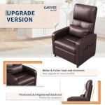IDEALHOUSE Dual Memory Electric Recliner with Massage