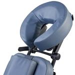 Master Massage Rio Portable Massage Chair - Royal Blue, Lightweight 24 lbs, Aluminum Foldable Frame, Fully Adjustable