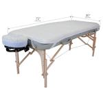 EarthLite Massage Table Fleece Pads Sets - Cover Your Massage Table & Face Cradles in Cozy, Warm Fleece