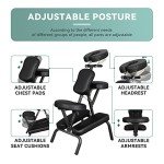 JupiterForce Portable Adjustable Massage Therapy Chair