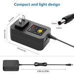 Adjustable AC/DC Power Adapter with USB Port