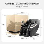 Real Relax 2024 Zero Gravity Full Body Massage Chair