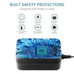 Adjustable AC/DC Power Adapter with USB Port