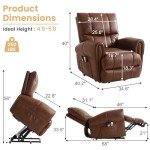 Heated Massage Lift Recliner Chair for Seniors