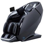 A860 Full Body 4D Massage Chair - Deep Black
