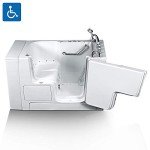 Luxury Whirlpool Walk-In Bathtub with Massage System