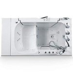 Luxury Whirlpool Walk-In Bathtub with Massage System