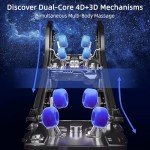 A860 Full Body 4D Massage Chair - Deep Black