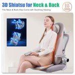 Shiatsu Neck & Back Massager with Heat & Vibration
