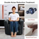 3D Kneading Massage Lift Recliner Chair - Blue