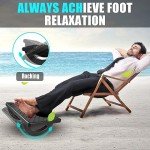 Ergonomic Rocking Foot Rest with Massage Surface