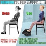 Ergonomic Rocking Foot Rest with Massage Surface