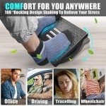 Ergonomic Rocking Foot Rest with Massage Surface