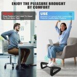 Adjustable Ergonomic Footrest with Massage Surface