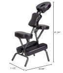 Bedford Portable Full Body Massage Chair - Coffee
