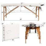 Giantex 84'' Folding Massage Table with Carry Case
