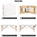 Giantex 84'' Folding Massage Table with Carry Case