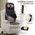 Snailax Shiatsu Back Massager with Heat & Intensity