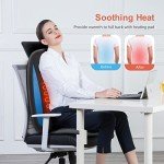 COMFIER Shiatsu Back Massager with Heat & Kneading