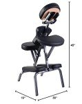 MTN-G Portable PU Leather Massage Travel Chair