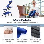 Portable Height Adjustable Massage Chair with Carry Case