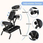 Portable Foldable Massage Chair with Carrying Bag