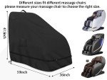 Waterproof Thick Massage Chair Cover - Black