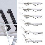 Paddie Adjustable 3-Section Massage Chair, White