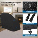 Waterproof Thick Massage Chair Cover - Black