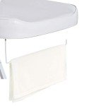 Paddie Adjustable 3-Section Massage Chair, White