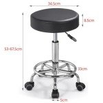 Portable Folding Massage Table with Rolling Stool