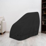 Waterproof Thick Massage Chair Cover - Black