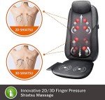 Snailax Shiatsu Heat Massage Chair Pad