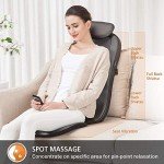 Snailax Shiatsu Heat Massage Chair Pad