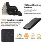 Heated Massage Stadium Seats with Portable Power - 2 Pack