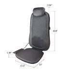 Snailax Shiatsu Heat Massage Chair Pad
