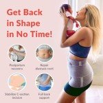 Adjustable Postpartum Belly Band for Back Pain Relief